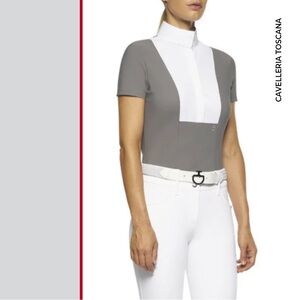 Cavalleria Toscana Poplin Bib Competition Shirt